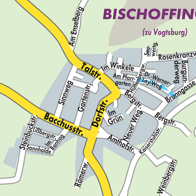 Stadtplan Bischoffingen