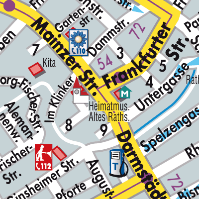 Stadtplan Bischofsheim