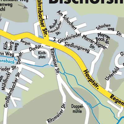 Stadtplan Bischofsmais