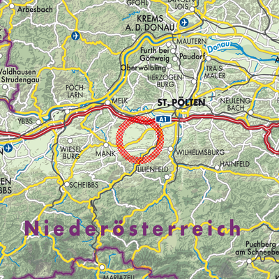 Landkarte Bischofstetten