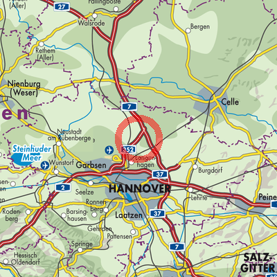Landkarte Bissendorf-Wietze