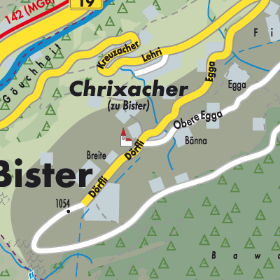 Stadtplan Bister