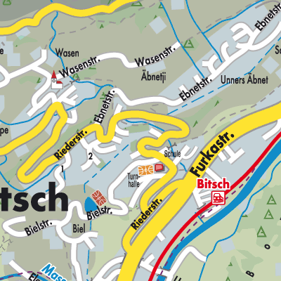 Stadtplan Bitsch