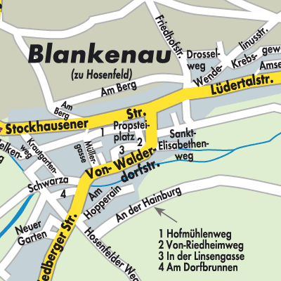 Stadtplan Blankenau
