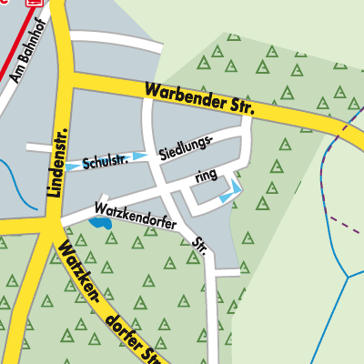 Stadtplan Blankensee