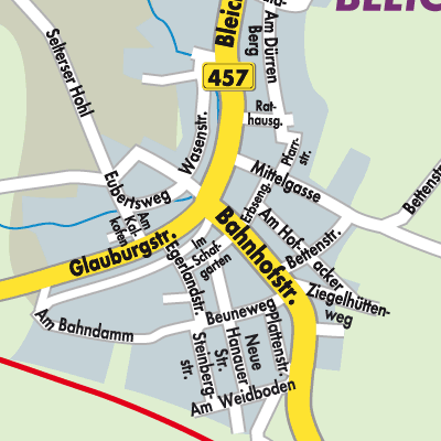 Stadtplan Bleichenbach