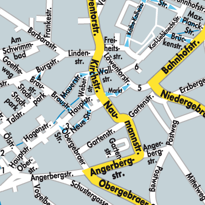Stadtplan Bleicherode