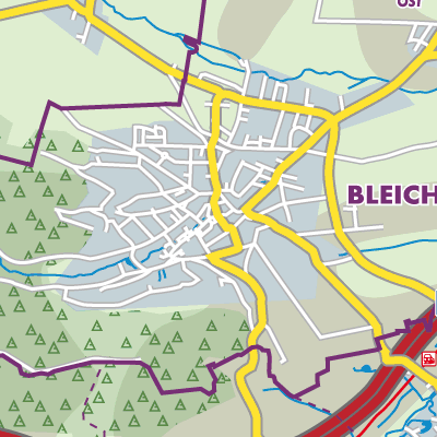Übersichtsplan Bleicherode