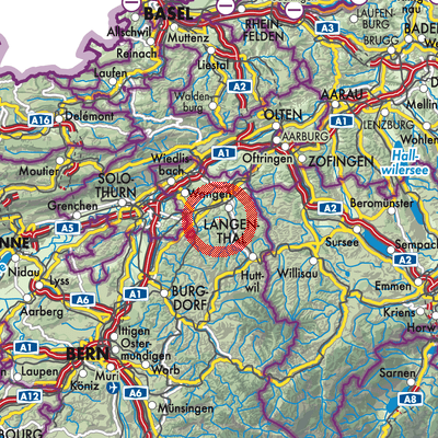 Landkarte Bleienbach