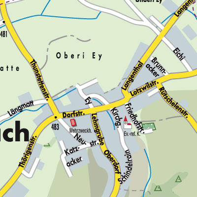 Stadtplan Bleienbach