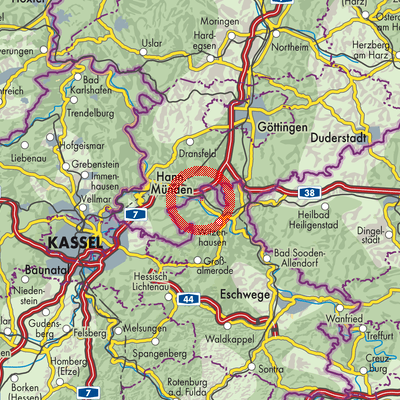 Landkarte Blickershausen