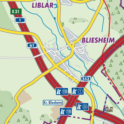 Übersichtsplan Bliesheim