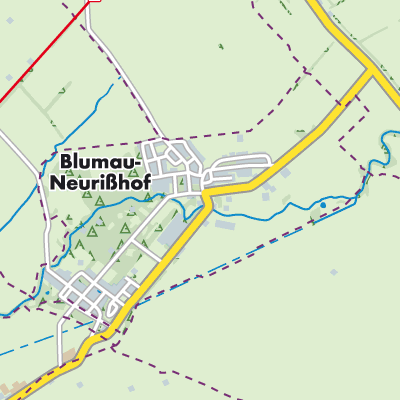 Übersichtsplan Blumau-Neurißhof