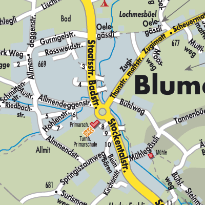 Stadtplan Blumenstein