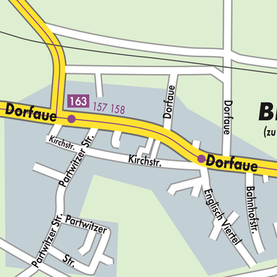 Stadtplan Bluno - Bluń