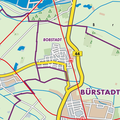 Übersichtsplan Bobstadt