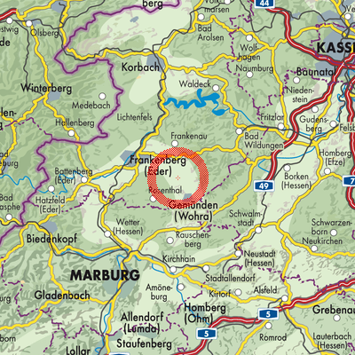 Landkarte Bockendorf