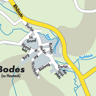 Stadtplan Bodes