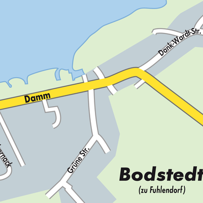 Stadtplan Bodstedt