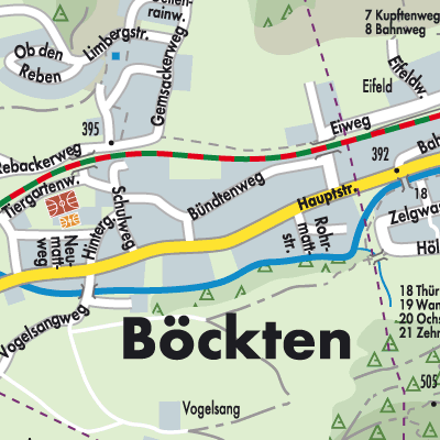 Stadtplan Böckten