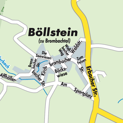 Stadtplan Böllstein