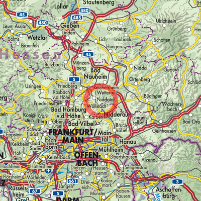 Landkarte Bönstadt