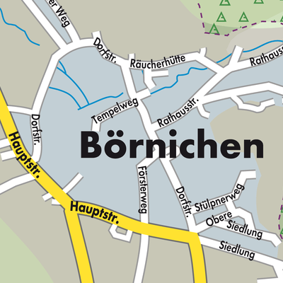 Stadtplan Börnichen