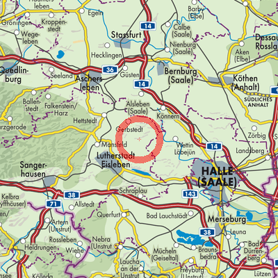 Landkarte Bösenburg