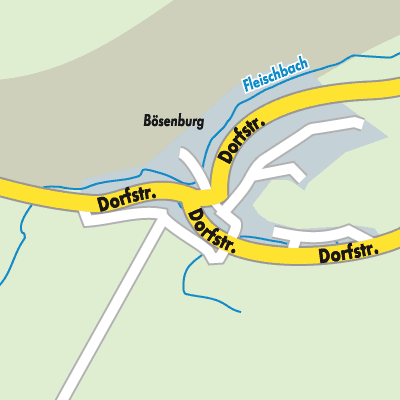 Stadtplan Bösenburg