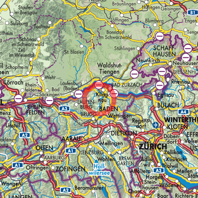 Landkarte Böttstein