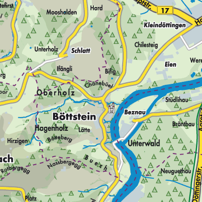 Übersichtsplan Böttstein
