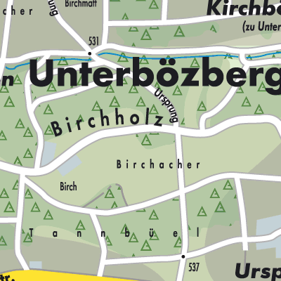 Stadtplan Bözberg