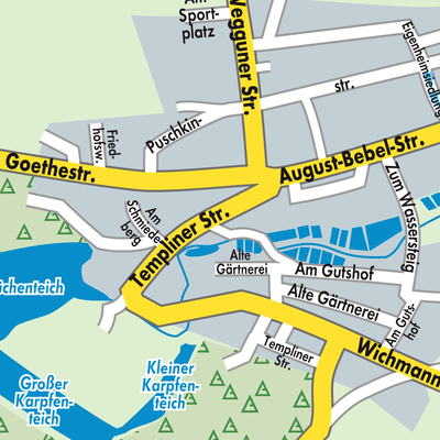 Stadtplan Boitzenburg