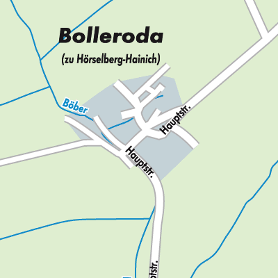 Stadtplan Bolleroda