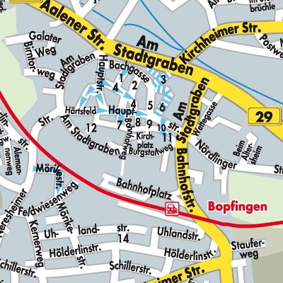 Stadtplan Bopfingen