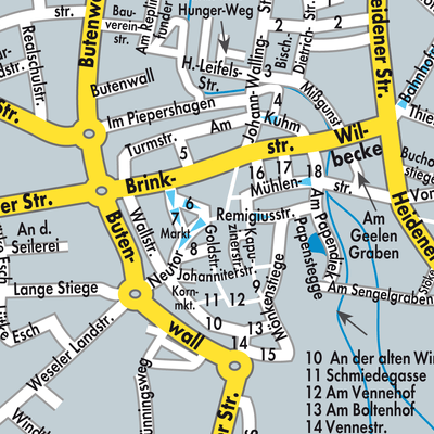 Stadtplan Borken