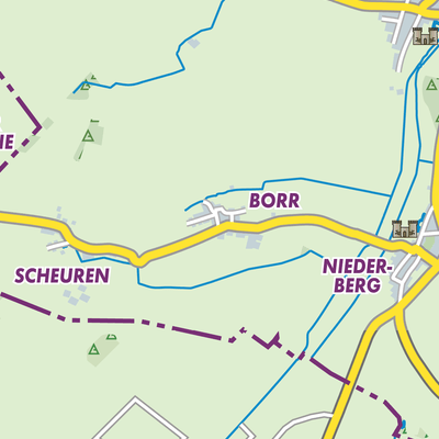 Übersichtsplan Borr