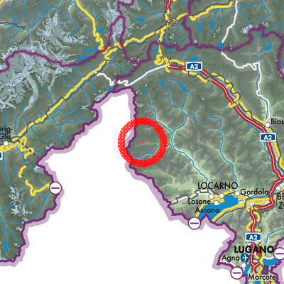 Landkarte Bosco/Gurin