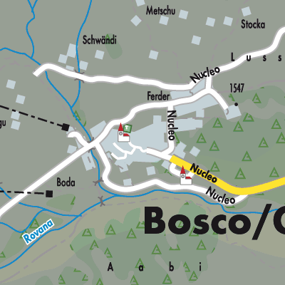 Stadtplan Bosco/Gurin