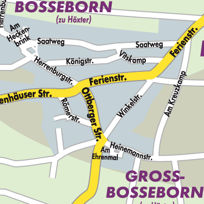 Stadtplan Bosseborn