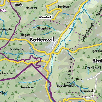 Übersichtsplan Bottenwil