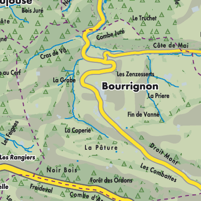 Übersichtsplan Bourrignon