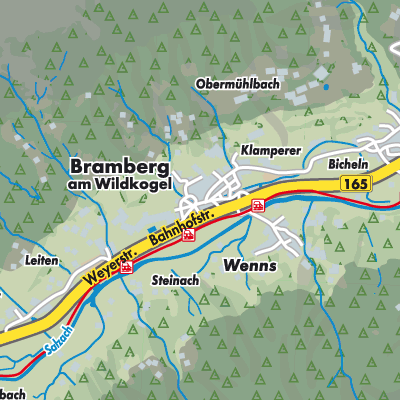 Übersichtsplan Bramberg am Wildkogel