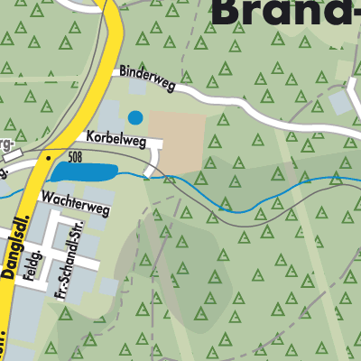 Stadtplan Brand-Nagelberg