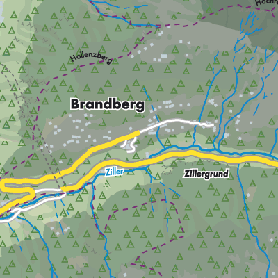 Übersichtsplan Brandberg