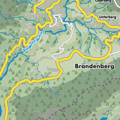 Übersichtsplan Brandenberg