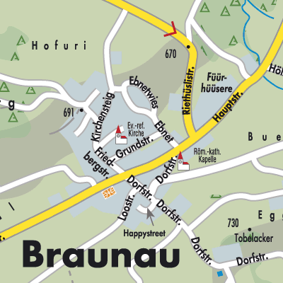 Stadtplan Braunau