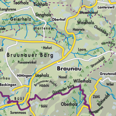 Übersichtsplan Braunau