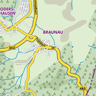Übersichtsplan Braunau