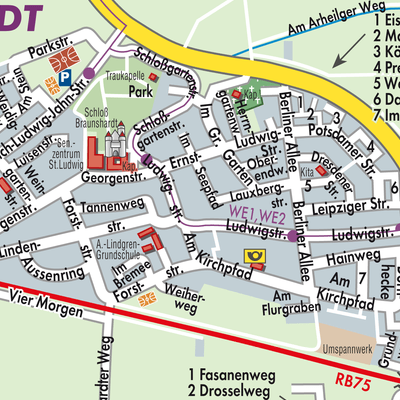 Stadtplan Braunshardt
